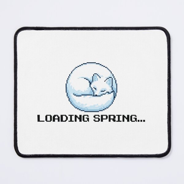 Item preview, Loading Spring Retro Pixel Art Arctic Fox designed and sold by Arc2020.