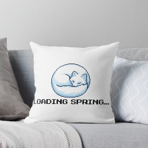 Item preview, Loading Spring Retro Pixel Art Arctic Fox designed and sold by Arc2020.