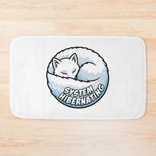 Item preview, System Hibernating Comic Pop Art Arctic Fox designed and sold by Arc2020.