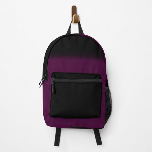 Item preview, Black and Deep Plum Purple Color Block designed and sold by pluielegere.