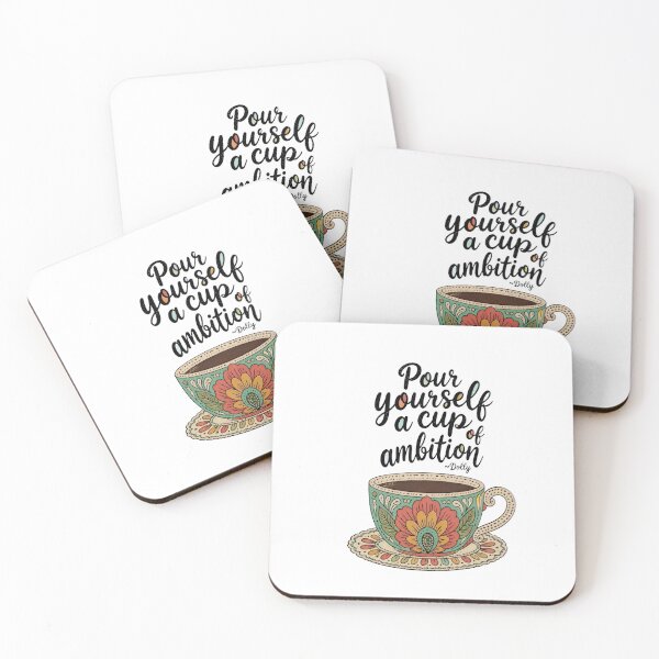 Item preview, Dollys Ambition Cup Inspirational Quote designed and sold by JanineBoling48.