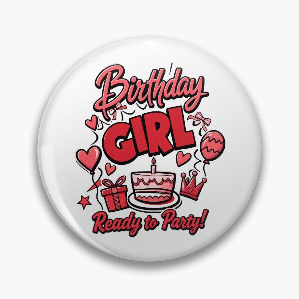 Item preview, Birthday Girl Ready to Party Crown Cake Baby Bodysuit designed and sold by illeN-Art-World.
