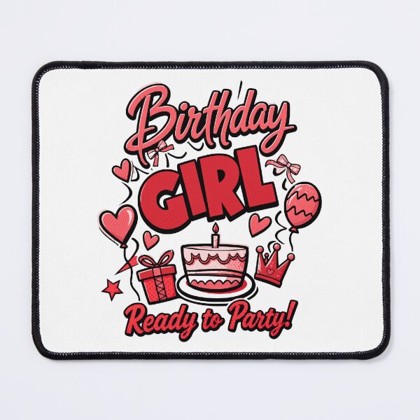 Item preview, Birthday Girl Ready to Party Crown Cake Baby Bodysuit designed and sold by illeN-Art-World.