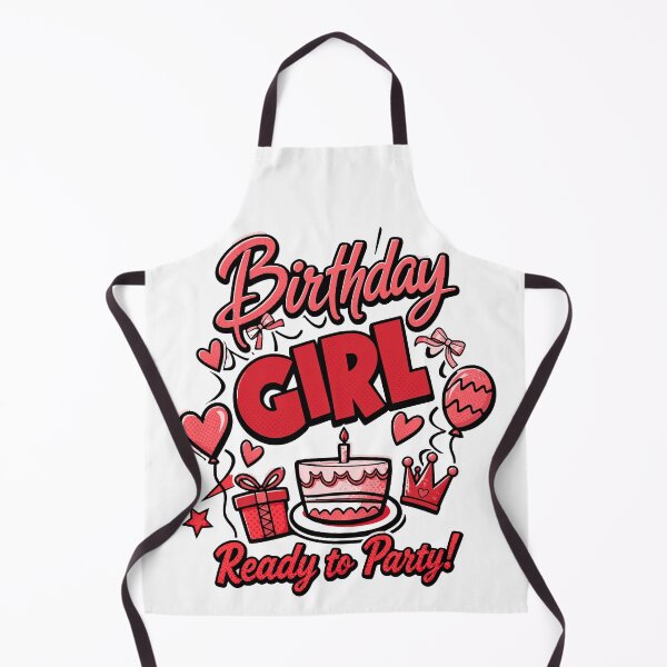 Item preview, Birthday Girl Ready to Party Crown Cake Baby Bodysuit designed and sold by illeN-Art-World.