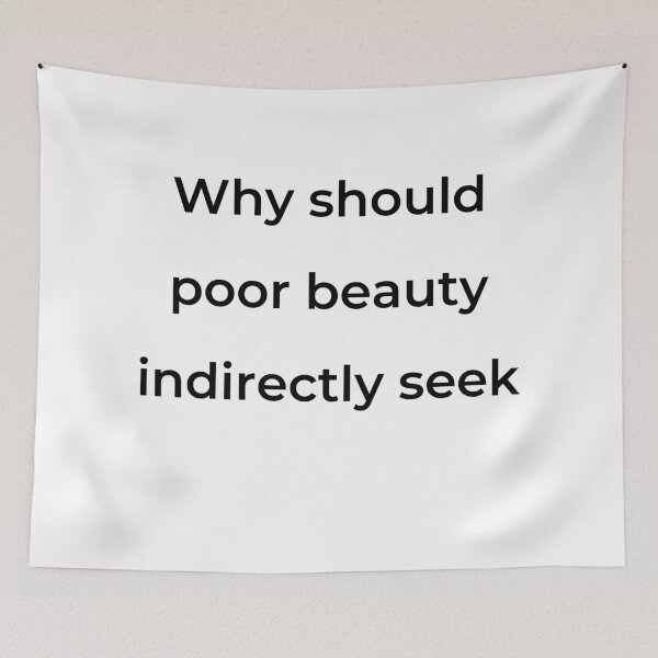 Item preview, “Why should poor beauty indirectly seek” - print black designed and sold by ariksworld.
