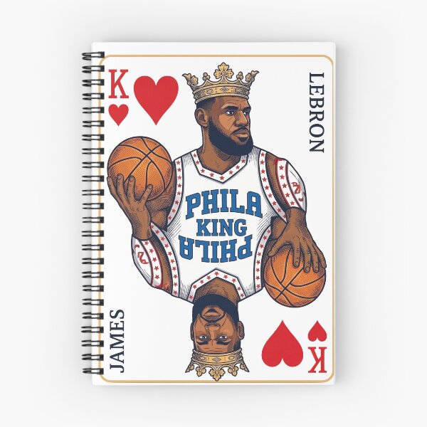 Item preview, Lebron Sixers Philly King Playing Card designed and sold by upbeatculvert83.