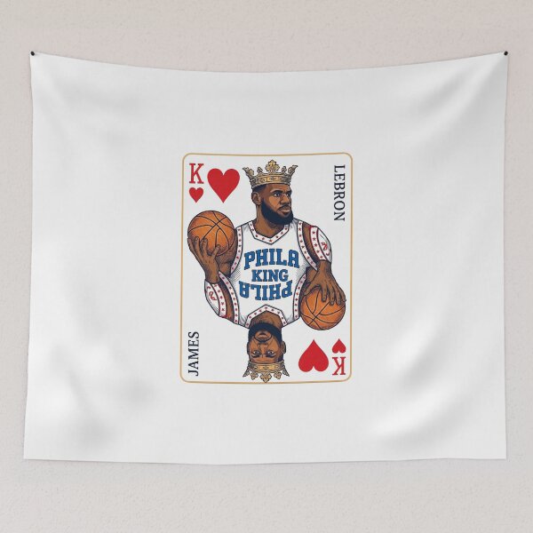 Item preview, Lebron Sixers Philly King Playing Card designed and sold by upbeatculvert83.