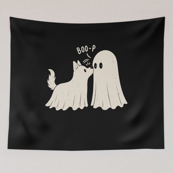 Item preview, Boo Boo-p Dog Ghost T-shirt, Cute Halloween Dog Lover Gift, Spooky Puppy Graphic Tee, Funny Halloween Dog Lovers designed and sold by Merchall  store.