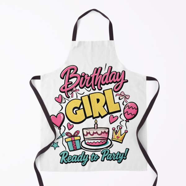 Item preview, Birthday Girl Ready to Party Cute Pastel Birthday Gift designed and sold by illeN-Art-World.