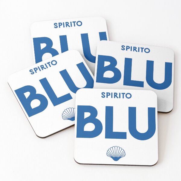 Item preview, Spirito Blu Premium Gin Logo with Blue Seashell Symbol designed and sold by nuapkw.