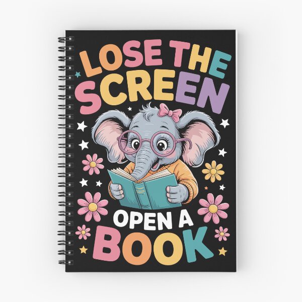 Item preview, LOSE THE SCREEN OPEN A BOOK designed and sold by jkrphoto.