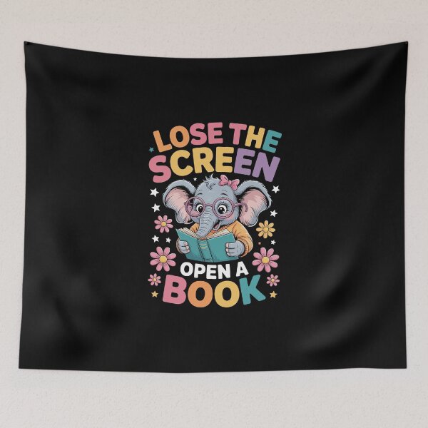 Item preview, LOSE THE SCREEN OPEN A BOOK designed and sold by jkrphoto.