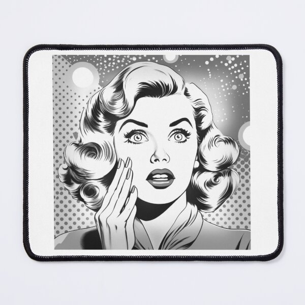 Item preview, Retro black and white pop art design designed and sold by By The Moon.