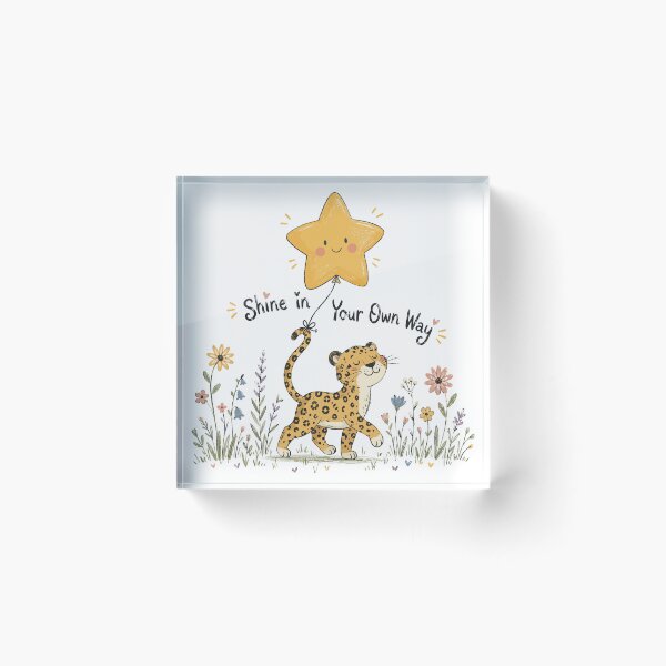 Item preview, Spotty Star - Cute Leopard Nursery designed and sold by bapupa.