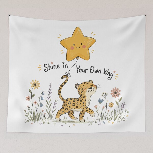 Item preview, Spotty Star - Cute Leopard Nursery designed and sold by bapupa.