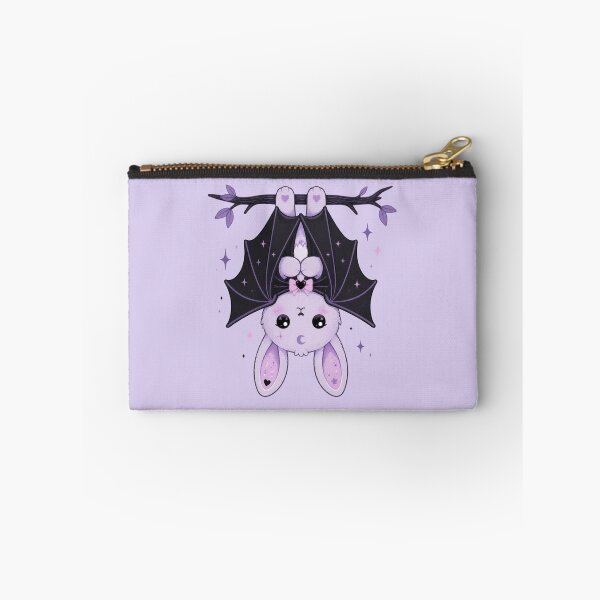 Item preview, Upside‑Down Bat Bunny – Cute Hanging Bunny Sticker designed and sold by Cerys-GS.
