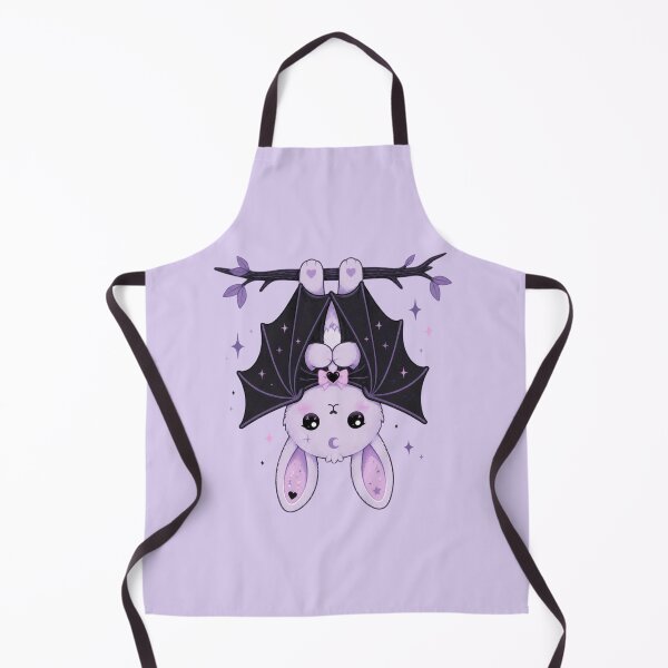 Item preview, Upside‑Down Bat Bunny – Cute Hanging Bunny Sticker designed and sold by Cerys-GS.