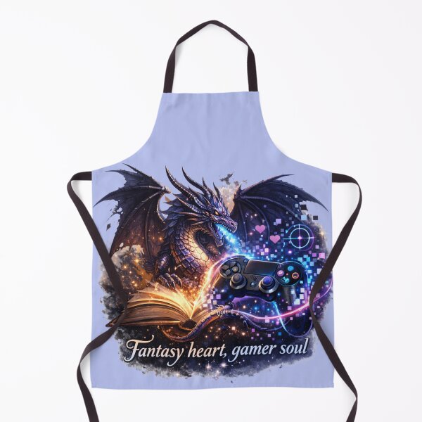 Item preview, Fantasy Dragon with Book and Game Controller | Fantasy Illustration designed and sold by ItssMeSammie.