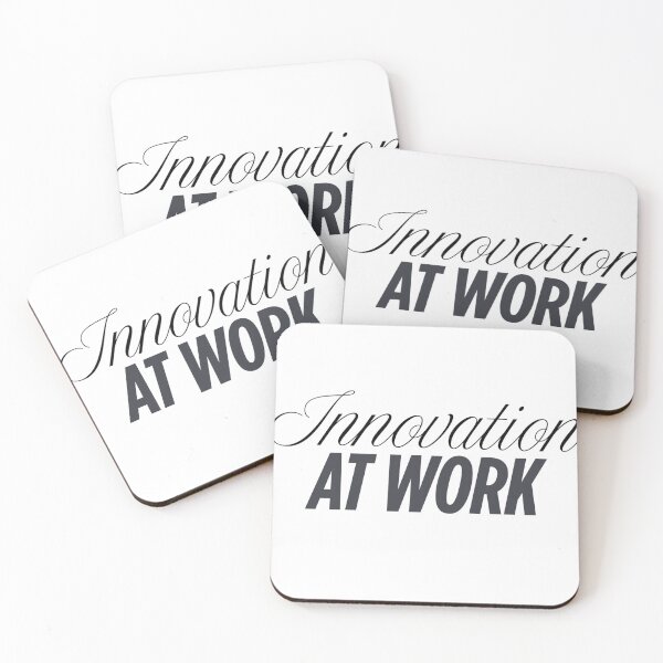 Item preview, Innovation At Work Funny Office Quote Typography Design. designed and sold by ALhareth-Storee.