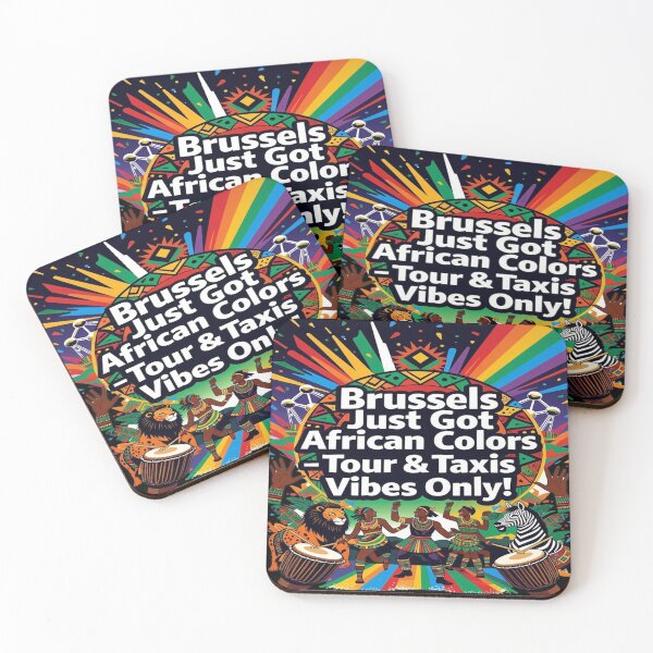 Item preview, Brussels Just Got African Colors – Tour & Taxis Vibes Only | African Festival Belgium T-Shirt | Afro Culture | Brussels Travel Souvenir | Colorful Lion & Zebra Graphic designed and sold by Sushikidsntod.