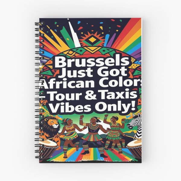 Item preview, Brussels Just Got African Colors – Tour & Taxis Vibes Only | African Festival Belgium T-Shirt | Afro Culture | Brussels Travel Souvenir | Colorful Lion & Zebra Graphic designed and sold by Sushikidsntoddlers.