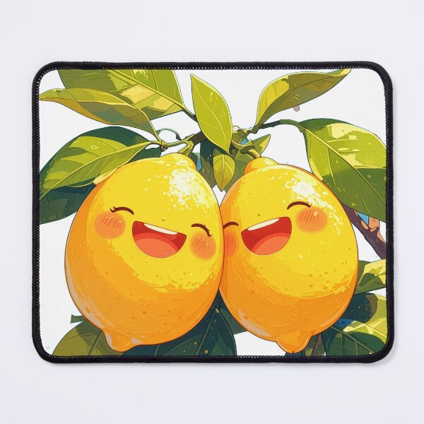 Item preview, Cute lemon couple kawaii citrus tee happy fruit shirt gift for foodies and summer lovers designed and sold by icemanphotos.