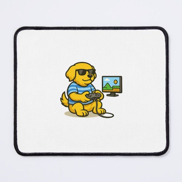 Item preview, Gamer Napkin - Golden Retriever designed and sold by NapkinStuff.