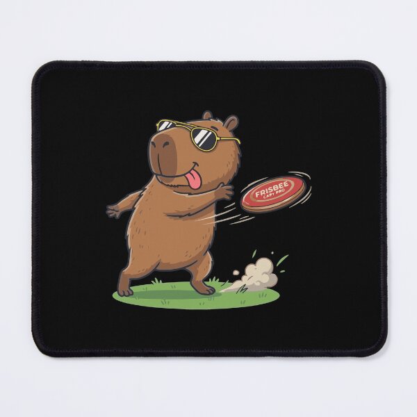 Item preview, Cute capybara Frisbee player, funny sports design, Sports Gift designed and sold by BobaTeeStore.