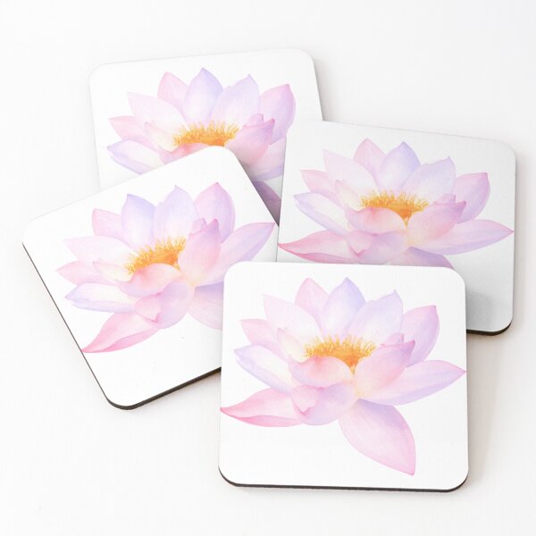 Item preview, Pink lotus watercolor designed and sold by AnnaHolyph.
