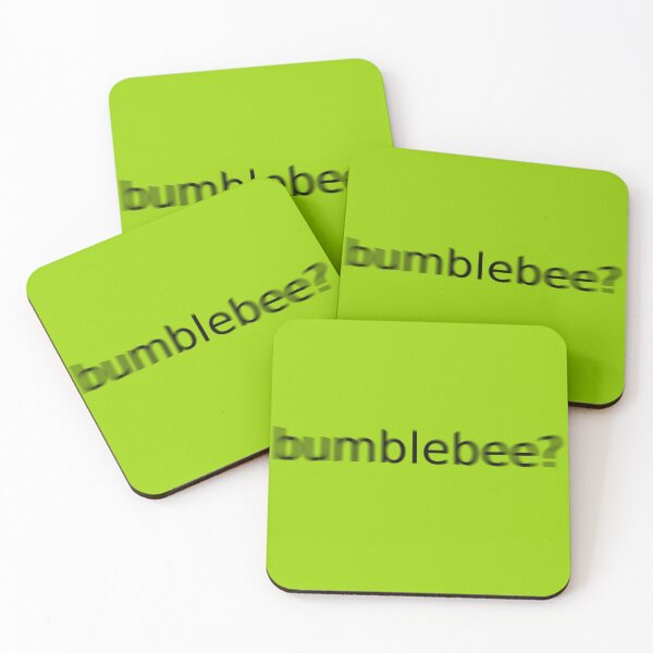 Item preview, Bumblebee Green Question Unique Artwork Sign designed and sold by Doctor Schtrudel.