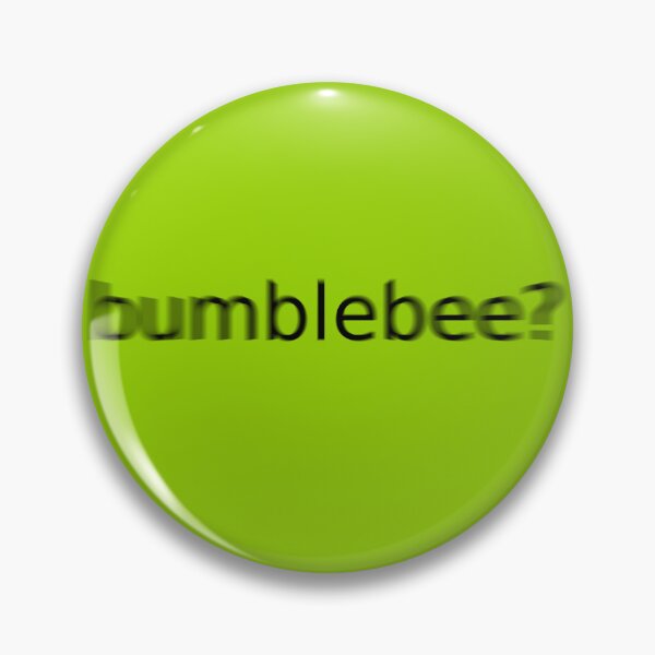 Item preview, Bumblebee Green Question Unique Artwork Sign designed and sold by Doctor Schtrudel.