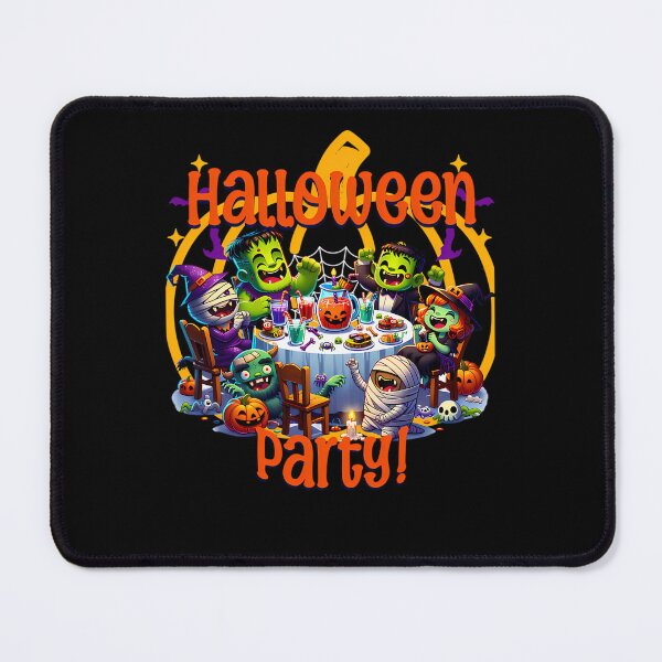 Item preview, Cute Monsters Sitting Around Table Drinking designed and sold by CuteIdeaArt.
