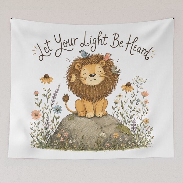 Item preview, Sunny Roar - Cute Lion Nursery designed and sold by bapupa.