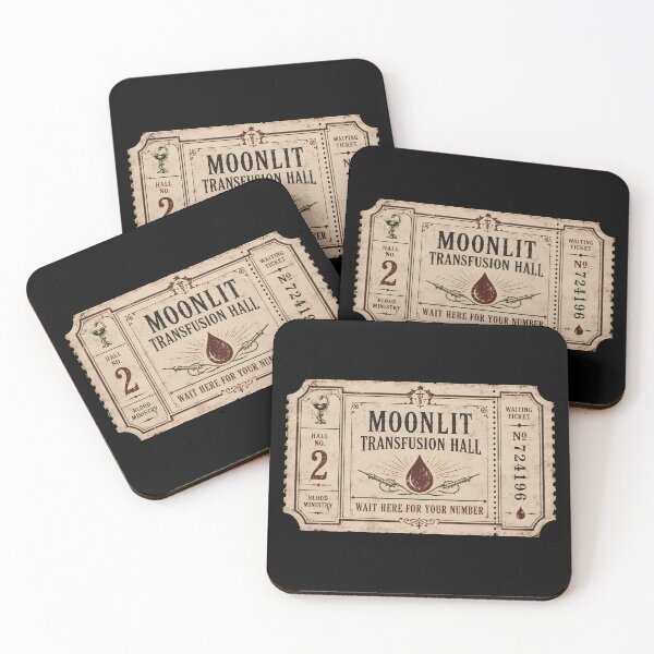 Item preview, Moonlit Transfusion Hall Waiting Ticket designed and sold by agearb.