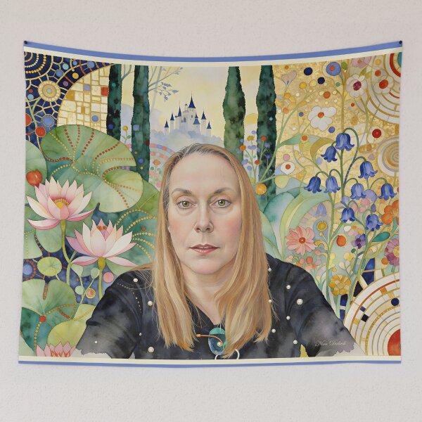 Item preview, Portrait in Stylized Area designed and sold by Nira Dabush.