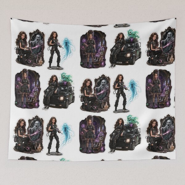 Item preview, Ghost Hunter Sticker Pack – Gothic Paranormal Collection designed and sold by Moxie-Cat-Universe.
