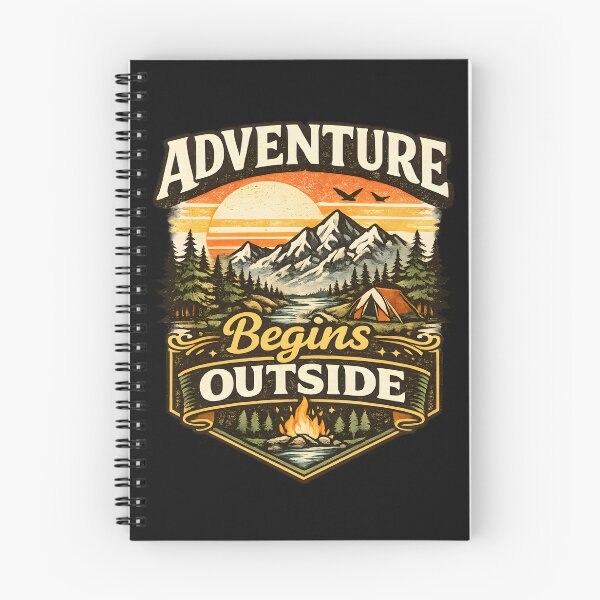 Item preview, Adventure Begins Outside designed and sold by Ahsacom.