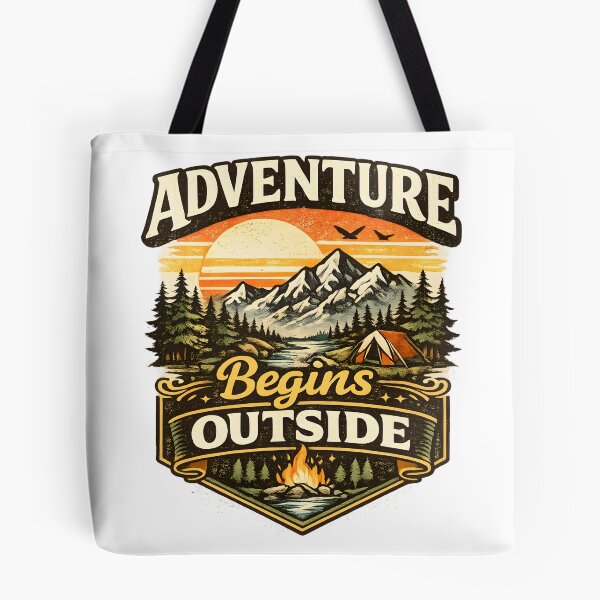 Item preview, Adventure Begins Outside designed and sold by Ahsacom.