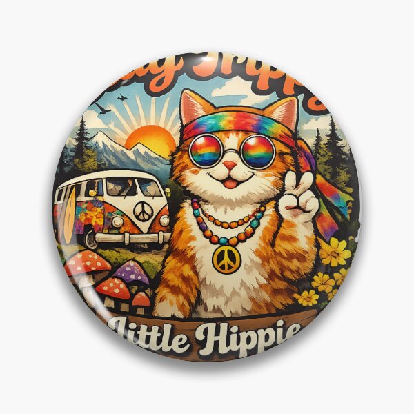 Item preview, Stay Trippy Little Hippie Cat designed and sold by Dream Design Store.