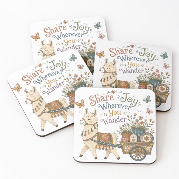 Item preview, Sunny Caravan - Cute Llama Nursery designed and sold by bapupa.