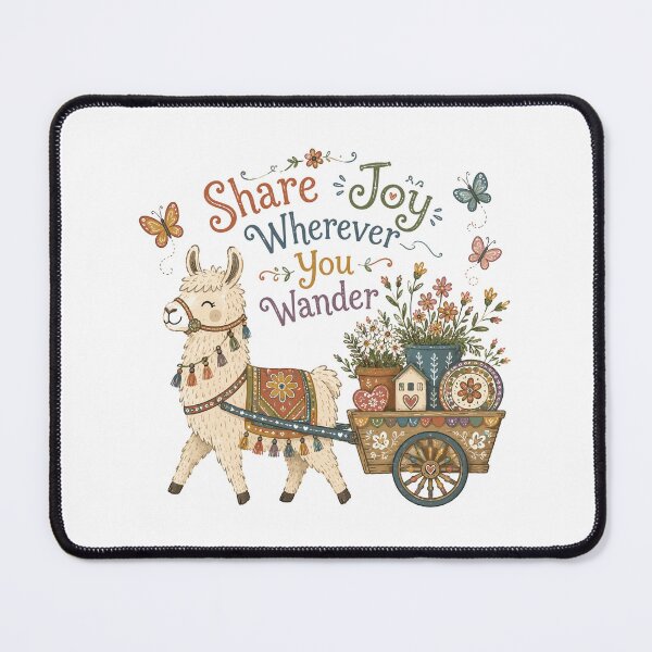 Item preview, Sunny Caravan - Cute Llama Nursery designed and sold by bapupa.