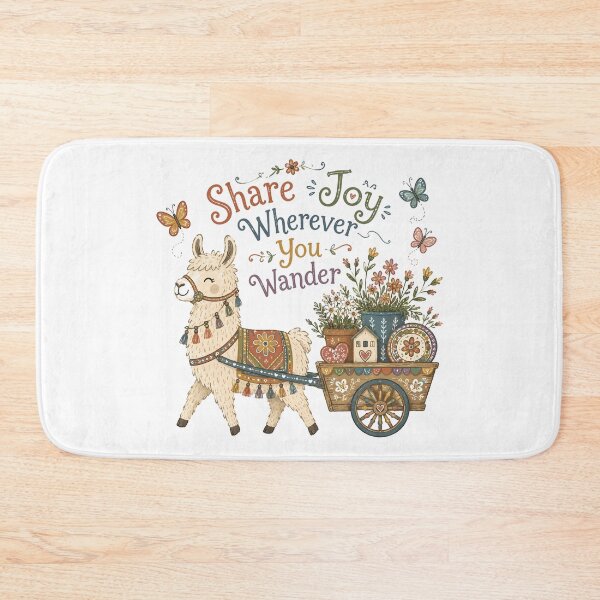 Item preview, Sunny Caravan - Cute Llama Nursery designed and sold by bapupa.