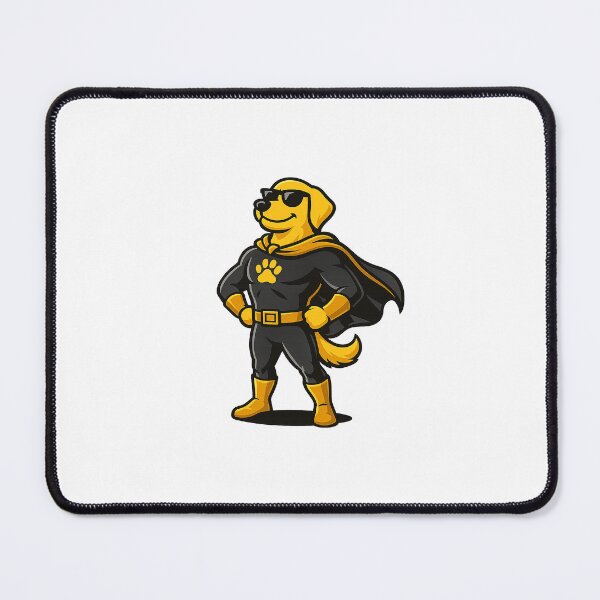 Item preview, Superhero - Golden Retriever designed and sold by NapkinStuff.