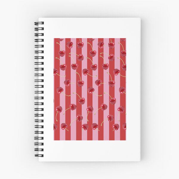 Item preview, Red and pink stripes with cherries designed and sold by By The Moon.