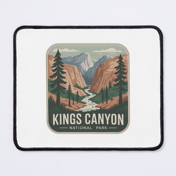 Item preview, Kings Canyon National Park Vintage Travel Badge designed and sold by Teelogic.