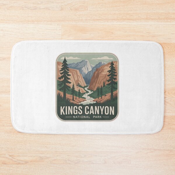 Item preview, Kings Canyon National Park Vintage Travel Badge designed and sold by Teelogic.