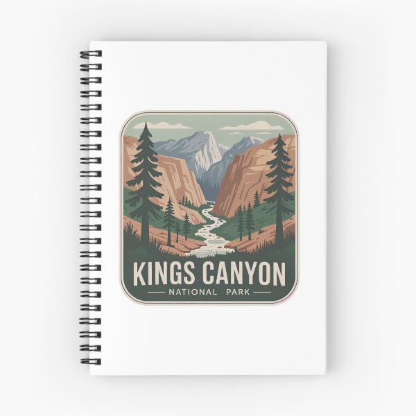 Item preview, Kings Canyon National Park Vintage Travel Badge designed and sold by Teelogic.