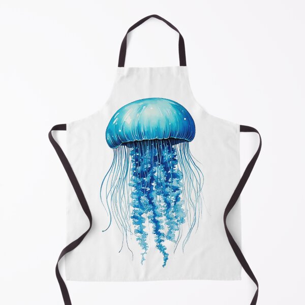 Item preview, Teal blue jellyfish designed and sold by AnnaHolyph.