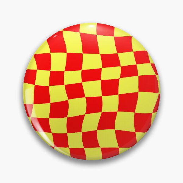 Item preview, Warped Red and Yellow Chequered Pattern designed and sold by Jeallan Designs.