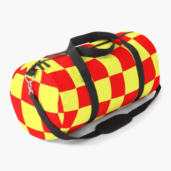 Item preview, Warped Red and Yellow Chequered Pattern designed and sold by Jeallan Designs.